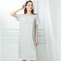 【MFN 蜜芬儂】台灣製-柔和條紋睡衣(2色)