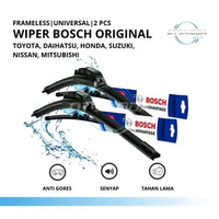 Wiper Bosch Original Frameless Set 2 Pcs Lengkap Semua Ukuran Mobil Toyota Honda Suzuki Daihatsu Mit