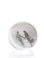 ACRYLIC BALL PHOTO FRAME CL