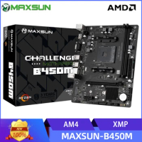MAXSUN Challenger B450M Motherboard DDR4 Dual-channel AM4 USB3.2 PCIE 3.0 Placa Mae Supports CPU Ryzen R3 R5 5600/4500/3600
