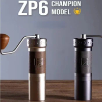 1Zpresso ZP6 Hand-cranked Bean Grinder Hand-brewed Espresso Portable Coffee Mill Adustable 7core Burr 48mm Spice Grinder