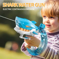 New Electric Water Gun Toys Bursts Children's High-pressure Strong Charging Energy Water Automatic Water Spray Children Toy Guns
