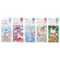 Bookmarks Artist Tool Set Gouache Picture Book Watercolors Coloring Books Gouache Graffiti Picture Book Blank Doodle Book Set