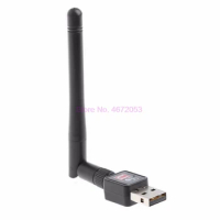 200pcs 150Mbps USB WiFi Adapter Mini Dongle External Wireless LAN Network Card 2.4GHz 802.11n/g/b for PC Computer for Win 7 8