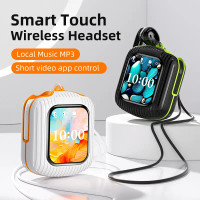 New Bluetooth Earphones Wireless with Screen Digital Display APP with Memory Card K8 Bluetooth Earph