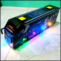 mainan miniatur bus basuri telolet full lampu Asli Hadiah Bak Baterai Control