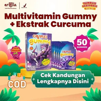 CAVIPLEX GUMMY ANGGUR | GUMMY MULTIVITAMIN ANAK, GUMMY RASA ANGGUR, MENAMBAH NAFSU MAKAN ANAK, TUMBU