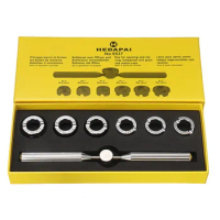 Professional Watch Repair Tools Kit Wrench Grooved Chucks Watches Back Opener Back Remover for Rolex Tudor
