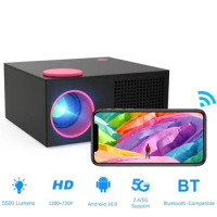 PG420 Mini Projector Android WIFI Projector 2K 4K Native 720P Home Theater LCD Video Beamer 3D 1080P Full HD Cinema Beamer