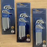 BỘ HOA THỊ TORX CHỮ L LOẠI DÀI 9 CHIẾC - Blue-Point    bộ lục giác 6 cạnh