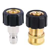 Set Penyesuai Pressure Washer M22 14mm ke 3/8 inci Sambungan Pantas