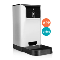 6L APP Automatic Pet Feeder Dry Food Dispenser Bowl Real-time Voice Smart Video Autoc Cat Dog Pet Feeder