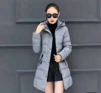 Jaket Winter Long coat Jubah Wanita Hoodie Panjang Hangat Tebal Musim Dingin Santai aket Long Coat W