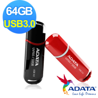 【ADATA 威剛】UV150 64GB USB3.2 行動碟(紅色)