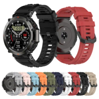 New Silicone Strap for Huami Amazfit T-Rex Ultra Smart Watch Sport Strap Bracelet for Amazfit T-Rex Ultra Replacement Watchband