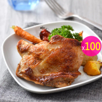 【卜蜂】醃漬去骨雞腿排-原味 超值100包組(200g/包_團購.居家料理.露營燒烤)