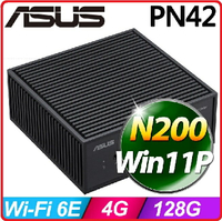 【2023.7 商用迷你新選擇】ASUS 華碩 PN42-SN041AV 四核Win11專業版迷你電腦  N200/4G/128G M.2 SSD/VESA/Win11Pro ETD 64-bit/3YOnsite