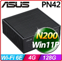 【2023.7 商用迷你新選擇】ASUS 華碩 PN42-SN041AV 四核Win11專業版迷你電腦  N200/4G/128G M.2 SSD/VESA/Win11Pro ETD 64-bit/3