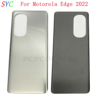 Rear Door Battery Cover Housing Case For Motorola Moto Edge 2022 Back Cover with Logo Repair Parts