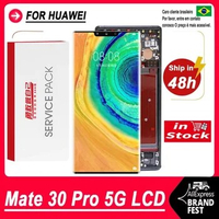 100% Original 6.53" For Huawei Mate 30 Pro LCD Display Touch Screen With Frame Mate 30 Pro 5G LIO-N29, LIO-AL10, LIO-TL10 LCD