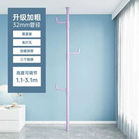 掛衣架落地臥室網紅簡易家用頂天立地衣服架立式置物架衣架衣帽架