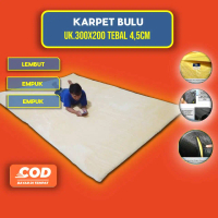 karpet bulu rasfur uk 300x200 tebal 4,5cm Karpet Bulu Tebal Karpet Bulu Halus Karpet Bulu Lembut Kar