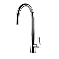 【Gessi】17153.31 單槍伸縮龍頭 義大利 廚房龍頭 中島(無鉛認證)