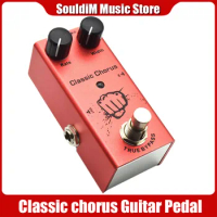 Electric Guitar Pedal Classic Chorus Effect Pedal Rate/Width Knob Mini Single Type DC 9V True Bypass