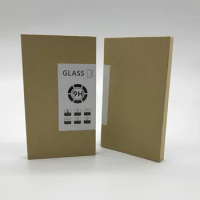 2000pcs Wholesale Custom Recyclable Printed Kraft Paper Box for Tempered Glass Screen Protector Packaging