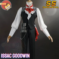 Issac Goodwin Cosplay Costume Game Identity V Patient Cosplay Director's Assistant Costume and Cosplay Wig CoCos-SS