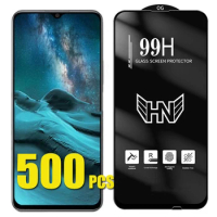 500pcs 99H Tempered Glass HD Full Glue Cover Screen Protector Film For Samsung Galaxy A05 A15 A25 A05S A04 A14 A24 A34 A54 A04S