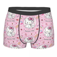 Custom Novelty Charmmy Kitty Sanrio Cartoon Boxers Shorts Panties Male Underpants Comfortable Briefs Underwear