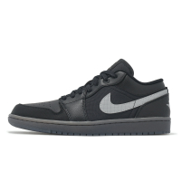 Nike 休閒鞋 Air Jordan 1 Low SE 男鞋 女鞋 黑 銀 焦糖底 AJ1 反光 HV5968-001
