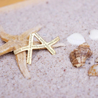 BROS JILBAB BROOCH AKSESORIS JILBAB TUSPIN PIN JILBAB GOLD METAL RUNCING LOGO AMILY HIJAB SIGNATURE 