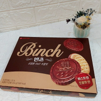 韓國樂天LOTTE BINCH海盜錢幣巧克力餅乾(大盒204g)