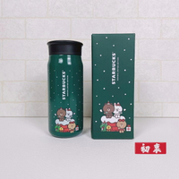 台灣星巴克杯子2021聯名款LINE FRIENDS不鏽鋼含茶濾保溫便攜隨行喝水杯