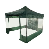 Soleil 3x3 Mtr Tenda Gazebo Lipat Dengan Sidewall - Hijau