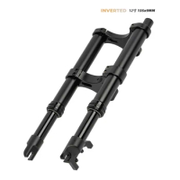 Double Brake Spring Shock Absorber Inverted Fork 12 Inch 4.0 Fat Tire Snow Fork 135mm Width/Ebike For Fiido Q1s