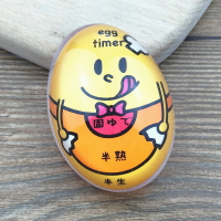 出口日本煮蛋計時器抖音變色雞蛋形定計時器廚房溫泉糖心蛋提醒器1入