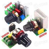 ตัวควบคุมความเร็ว Triac, 2000W, แรงดันไฟฟ้า 220V, พลังงานสูง, ตัวควบคุมแรงดันไฟฟ้า 3000/3800W/4000W,