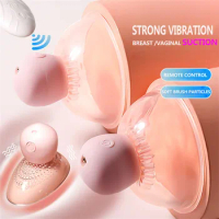 Nipple Breast​ Stimulation Massager Wireless Vacuum Clit Sucker Pussy Tongue Licking Masturbator Vibrator Sex Toys For Women 18+