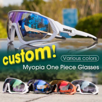 Prescriptiom Cycling glasses Colored Mmyopic Lenses for Bicycle Photochromic hyopia Cycling Glasses MTB Bike Goggles Sunglasses