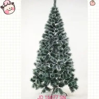 POHON NATAL 16877SN/ SNOW FLAKE PINE TREE Ukuran 3Ft ( 90 Cm) POHON NATAL SALJU/POHON NATAL 1METER