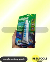 NIKKO Lem Kaca Sealant Silikon 30gr 70gr Clear Bening Aquarium Rubber Karet Akuarium Non Toxic Water