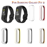 Soft Case Cover For Samsung Galaxy Fit 2 SM-R220 Plating PC Protector Bumper Frame For Samsung Fit2 Watch Cases Protective Shell