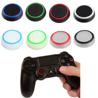 4 Pcs Silicone Analog Thumb Grips Cover For Playstation 4 PS4 Pro Slim For PS5 Controller Thumb Caps For Xbox 360 XBOX One PS3