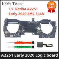 A2251 Logic board for Macbook Pro Retina 13'' A2251 Early 2020 EMC 3348 820-01949-A Logic board Motherboard