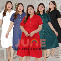 JUNE DRESS JUMBO/DRESS JUMBO BIKIN LANGSING/DRESS BIG SIZE/DRESS JUMBO NATAL/DRESS JUMBO IMLEK/DRESS