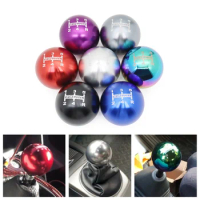 MUGEN 5 speed Universal Neo Chrome Manual Automatic Spherical Round 50MM Gear Shift Knob For Honda/TOYOTA/MAZDA GSK04