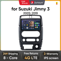 Junsun V1 AI Voice Wireless CarPlay Android Auto Radio for Suzuki Jimny 3 2005-2019 4G Car Multimedia GPS 2din autoradio